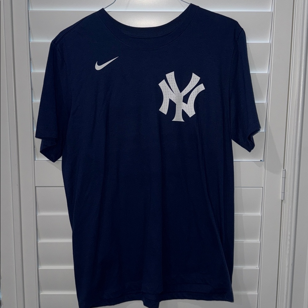 Nike Dark Blue Yankees Logo Tee JUAN SOTO-L